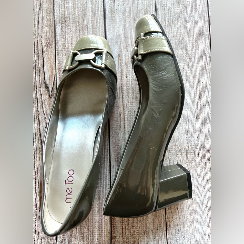 Me Too patent leather heels